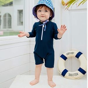 UPF 50+ Swimsuit Onepiece Rashguard Sunsuit